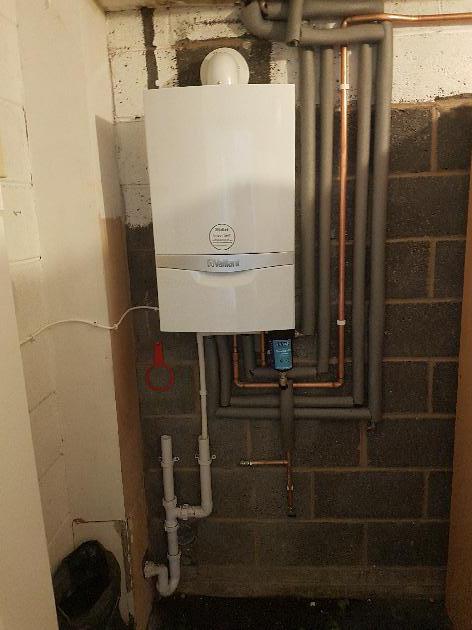vaillant boiler installed with a 10 year warranty